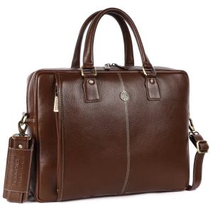 Genuine Leather Laptop Bag for Men