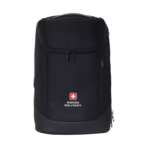 Swiss Military-Cocoon 21L Laptop Backpack With Anti-Theft Pocket, Black | LBP116