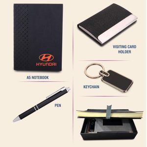 Sleek Black Two Layer Gift Set