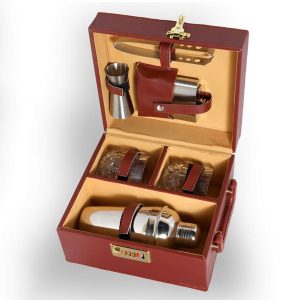 Leather Portable Bar Set