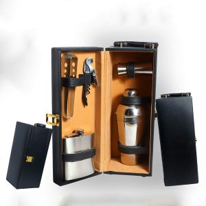 Leather Portable Bar Set