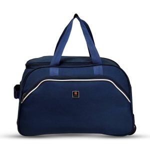 Swiss Military-Unisex 44L Duffle Trolley Bag With Large Storage Capacity, Blue | DB9
