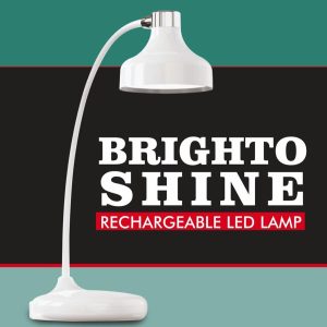 Brighto Shine : Rechargeable LED lamp | 3 Color light with Brightness adjustment | Type C Charging