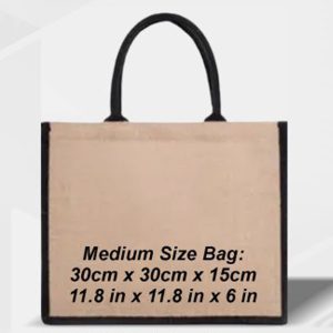 Black & Natural Jute Bags