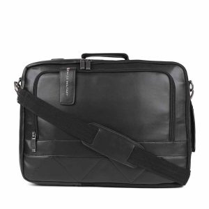 Swiss Military-Messenger Bag Cum Backpack 14L With Dual Handles & USB Port, Black | LB8