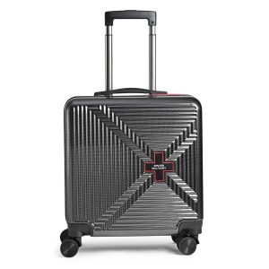 Swiss Military-Lynx Cross Series 38 cm Hard Laptop Cabin Trolley Bag, Grey | LTB11