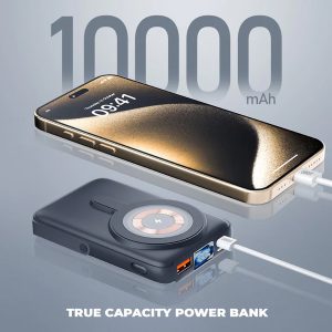 UBON-UBON Experience Superfast Wireless Charging PB-x110 with 4 built-in cables and 10000mAh performance