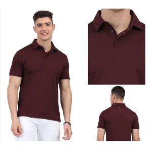 Rare Rabbit-SIGNATURE POLO SOLID T-SHIRT
