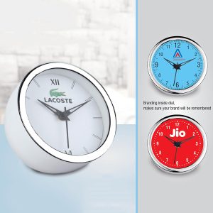 SilverRing Table Clock