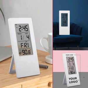 See Thru clock with temperature | Can be used as wall or table clock