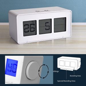Flip Display Clock with Touch Light / Snooze Function