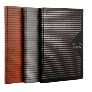 A5 notebook with memorandum & Bookmark ribbon - B104