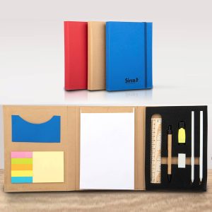3 Fold NoteBook With Stationary Set