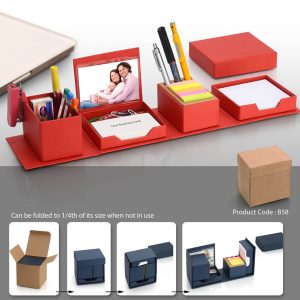 Transformer expandable cube: complete desk set