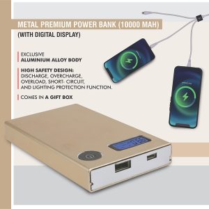 Magic box Premium Power Bank -10000 mAh | Multi phone cable included