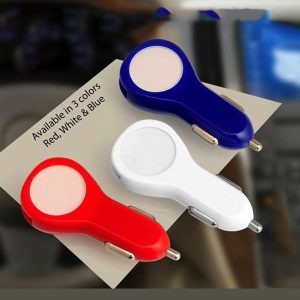 Dual Car Charger I Glows In Dark