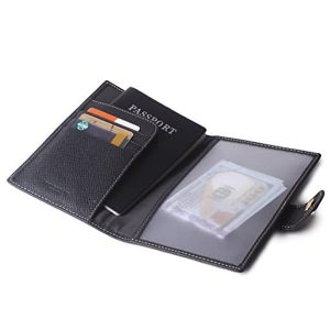 Passport Holder with sim card safe case & sim card jackets