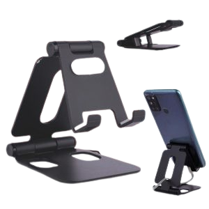 Flexo Mini Folding Metal Mobile Stand for Smartphones and Tabs