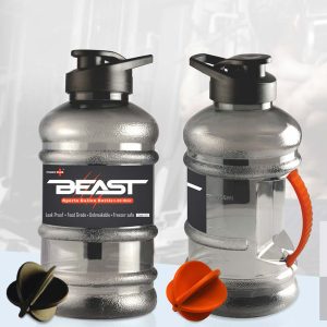 Beast Sports gallon bottle 1.5 L with mixer ball and strainer