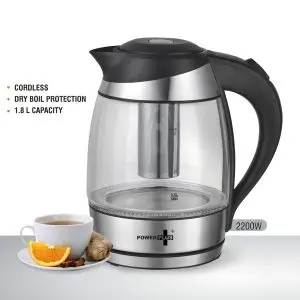 Glass Kettle with Tea infuser basket