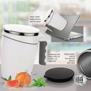 Cambridge Magic Stainless steel Mug with 304 steel | Spill free design (470 ml approx)