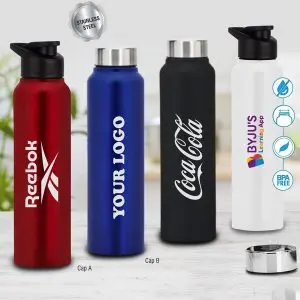 Straight steel bottle Colored