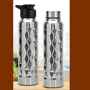 Prism steel bottle Natural