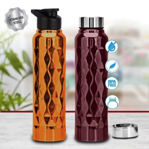 Prism steel bottle Colored