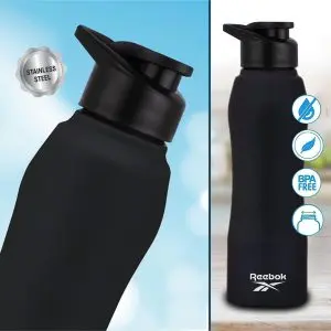 Curvy steel bottle Colored -1Ltr