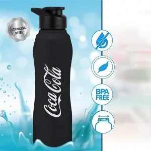 Curvy steel bottle 750 ml