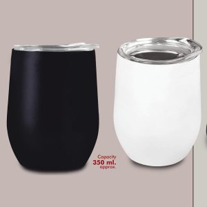 Plum 350: Double wall Vacuum Mug | 304 grade steel | Capacity 350ml Approx