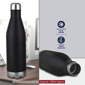 Astro 500 Vacuum Flask | 304 Grade Steel | Keeps hot for 18-24 hours | Copper Layer inside | Capacity 500ml Approx