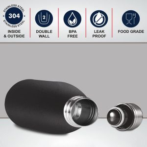 Cola 1000 ml Vacuum flask in Color Finish | 304 steel inside & outside | 18 hours hot/cold