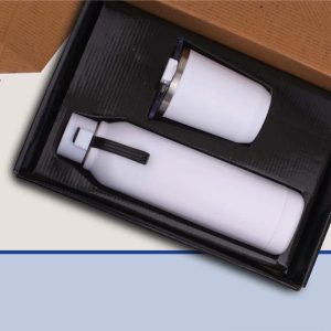 Set of Square Insulated bottle with Foggy SS mug