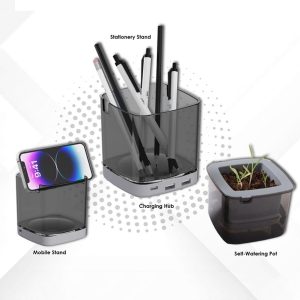 Groot | 4 in 1 Desktop Utility with Plant Pot & Tech