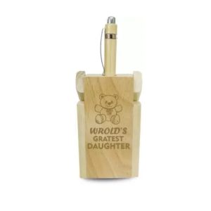 Wooden Pen Stand