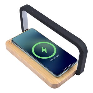 LED Lamp with Wireless Charger & Phone Holder
