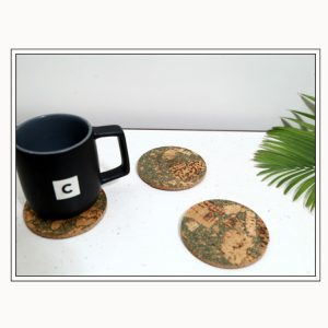 COASTER OLIVE WITH SINGLE SIDE VENEER