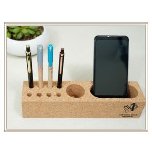 CORK RECTANGULAR DESK ORGANIZER
