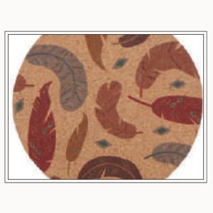 FEATHER UV PRINTED COASTERS