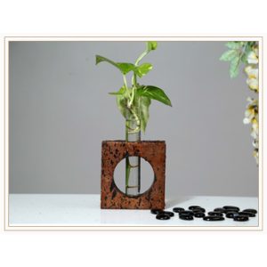 CORK BARK TABLETOP PLANTER