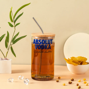 Eco friendly absolut bottle sipper