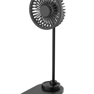 Multifunctional USB 2 in 1 Rechargeable Fan with Wireless Charger