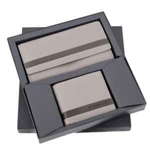 Giordono Grey Ladies & Gents wallet combo