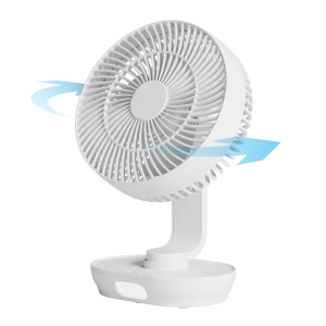 Rechargeable Fan with Swing and Night Light