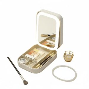Makeup Box With LED Mirror