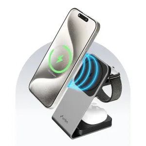 Urban 3 in 1 Magtag Metal Wireless Charging Stand EK1763