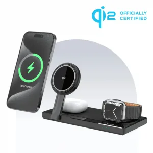 Urbn 3 in 1 Qi2 Desktop Magtag Wireless Charging Stand EK1765
